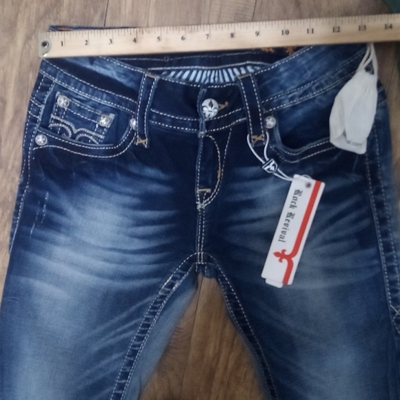 Rock Revival Women's 26 Skinny Jen Embellished Embroidered Distressed NWT - Picture 8 of 12